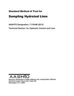 AASHTO T 218-86 (2018)