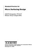 AASHTO PP 83-16 (2020)