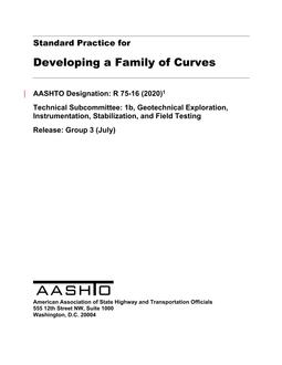 AASHTO R 75-16 (2020)