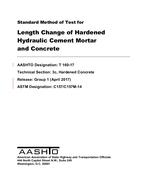 AASHTO T 160-17 (2021)