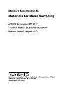 AASHTO MP 28-17 (2020)