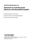 AASHTO MP 31-17 (2021)