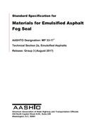 AASHTO MP 33-17 (2021)