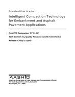 AASHTO PP 81-18 (2020)