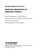 AASHTO T 107M/T 107-18