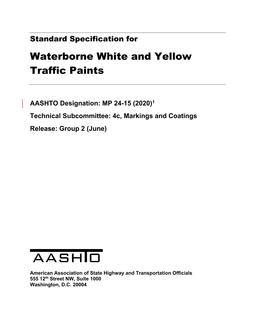 AASHTO MP 24-15 (2021)