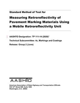 AASHTO TP 111-14 (2021)
