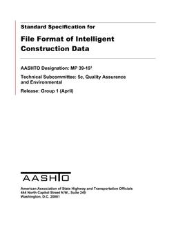 AASHTO MP 39-19 (2021)