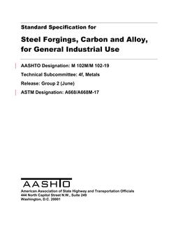 AASHTO M 102M/M 102-19