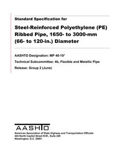 AASHTO MP 40-19 (2021)