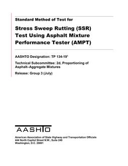 AASHTO TP 134-19 (2021)