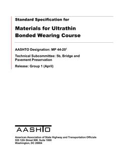 AASHTO MP 44-20