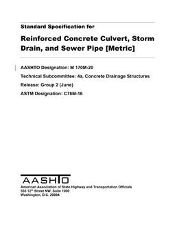 AASHTO M 170M-20