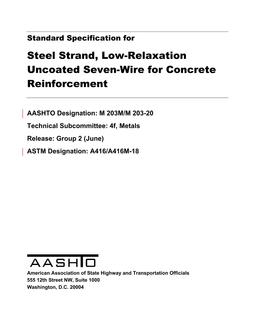 AASHTO M 203M/M 203-20