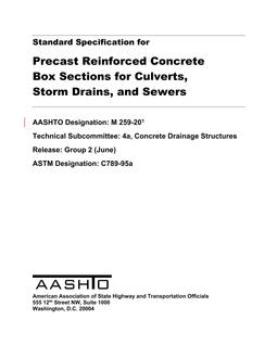AASHTO M 259-20