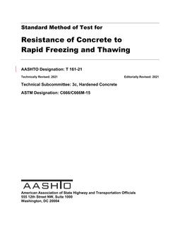AASHTO T 161-21