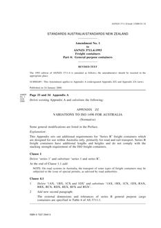AS/NZS 3711.4:1993 AMDT 1