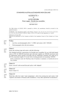AS/NZS 3499:2006 AMDT 1