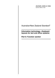 AS/NZS 4395.6:1996
