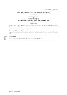 AS/NZS 3678:2016 Amd 1:2017
