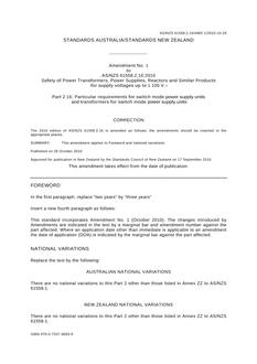 AS/NZS 61558.2.16:2010 AMDT 1