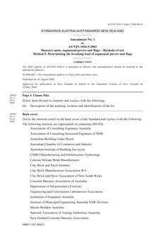 AS/NZS 4456.5:2003 AMDT 1
