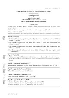 AS/NZS 1891.1:2007 AMDT 1