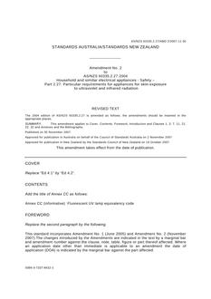 AS/NZS 60335.2.27:2004 AMDT 2