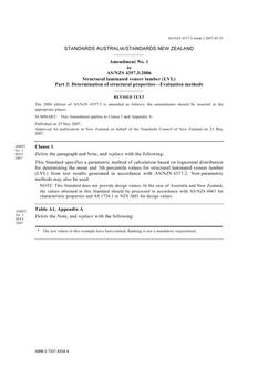 AS/NZS 4357.3:2006 AMDT 1