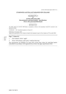 AS/NZS 1859.2(INT):2001 AMDT 1