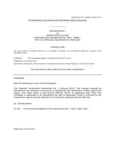 AS/NZS 60745.2.13:2010 AMDT 1
