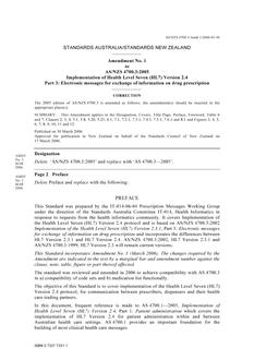 AS/NZS 4700.3:2005 AMDT 1