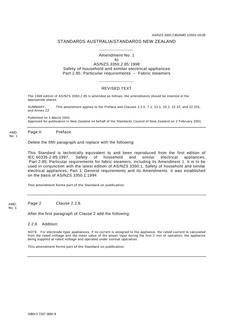 AS/NZS 3350.2.85:1998 AMDT 1