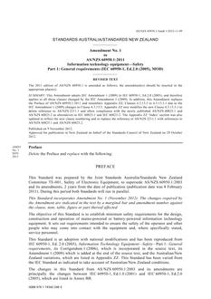 AS/NZS 60950.1:2011 AMDT 1