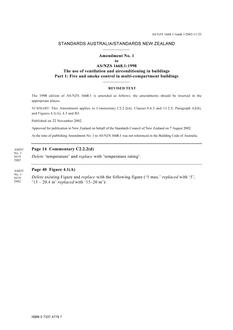 AS/NZS 1668.1:1998 AMDT 1