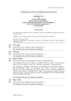 AS/NZS 3350.2.28:1996 AMDT 1
