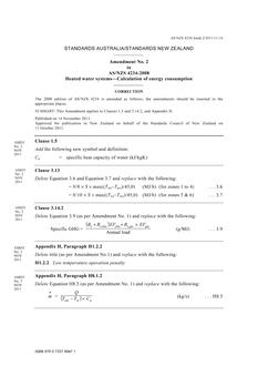 AS/NZS 4234:2008 AMDT 2