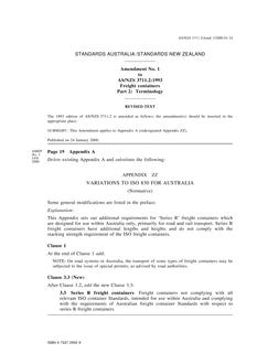 AS/NZS 3711.2:1993 AMDT 1