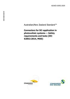 AS/NZS 62852:2020