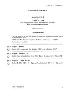 AS 2005.10-1988 AMDT 1