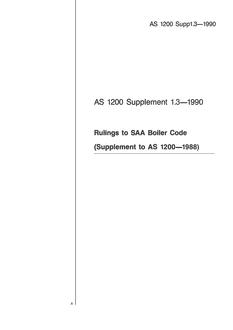 AS 1200 SUPP 1.3-1990