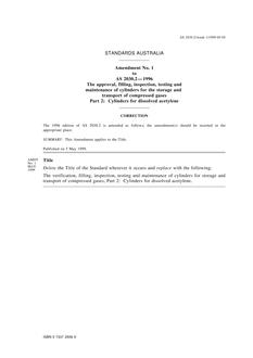 AS 2030.2-1996 AMDT 1