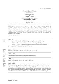 AS 2118.1-2006 AMDT 1