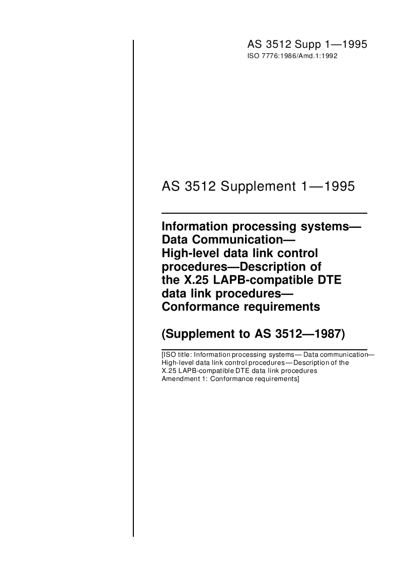 AS 3512 SUPP 1-1995