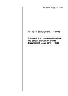 AS 3610 SUPP 1-1995