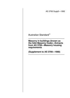 AS 3700 SUPP 5-1992