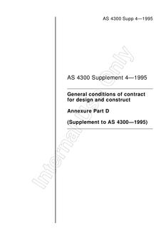 AS 4300 SUPP 4-1995