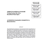 ASA S3.42-1992 Part 1 (R2020)