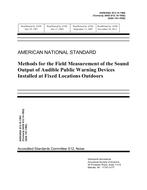 ASA S12.14-1992 (R2020)