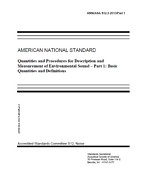 ASA S12.9-2013/Part 1 (R2018)